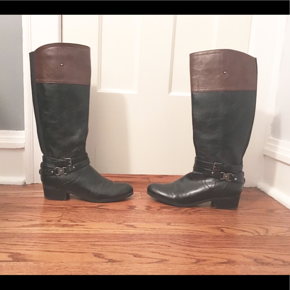 DSW two tone boots